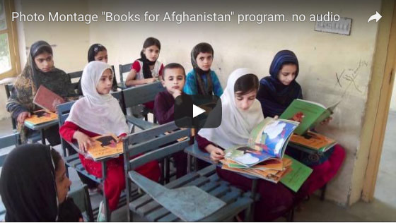 Click here to watch the photo montage of the Books for Afghanistan program video (no audio)