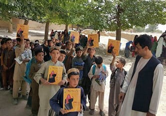 Hoopoe Book distribution, Gelan district, Ghazni province