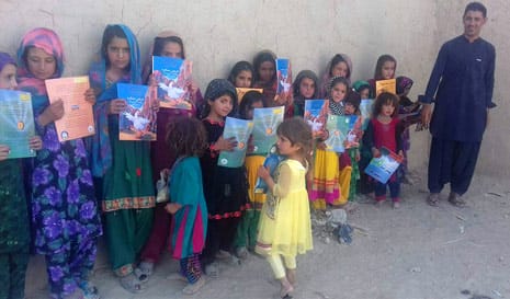 Hoopoe Book distribution, Spin Boldak district, Kandahar province
